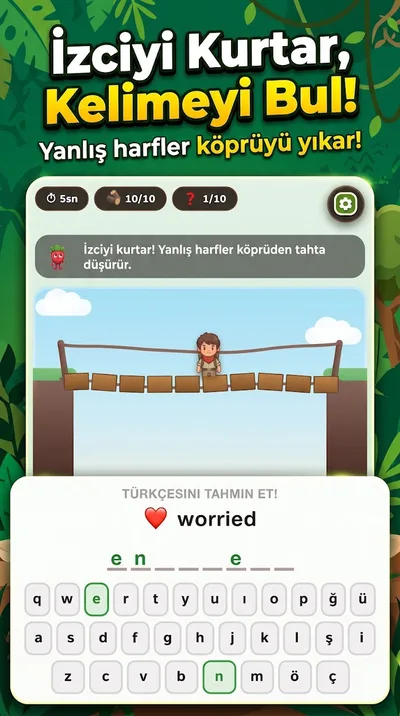 LangGame ekran görüntüsü: hafıza oyunu