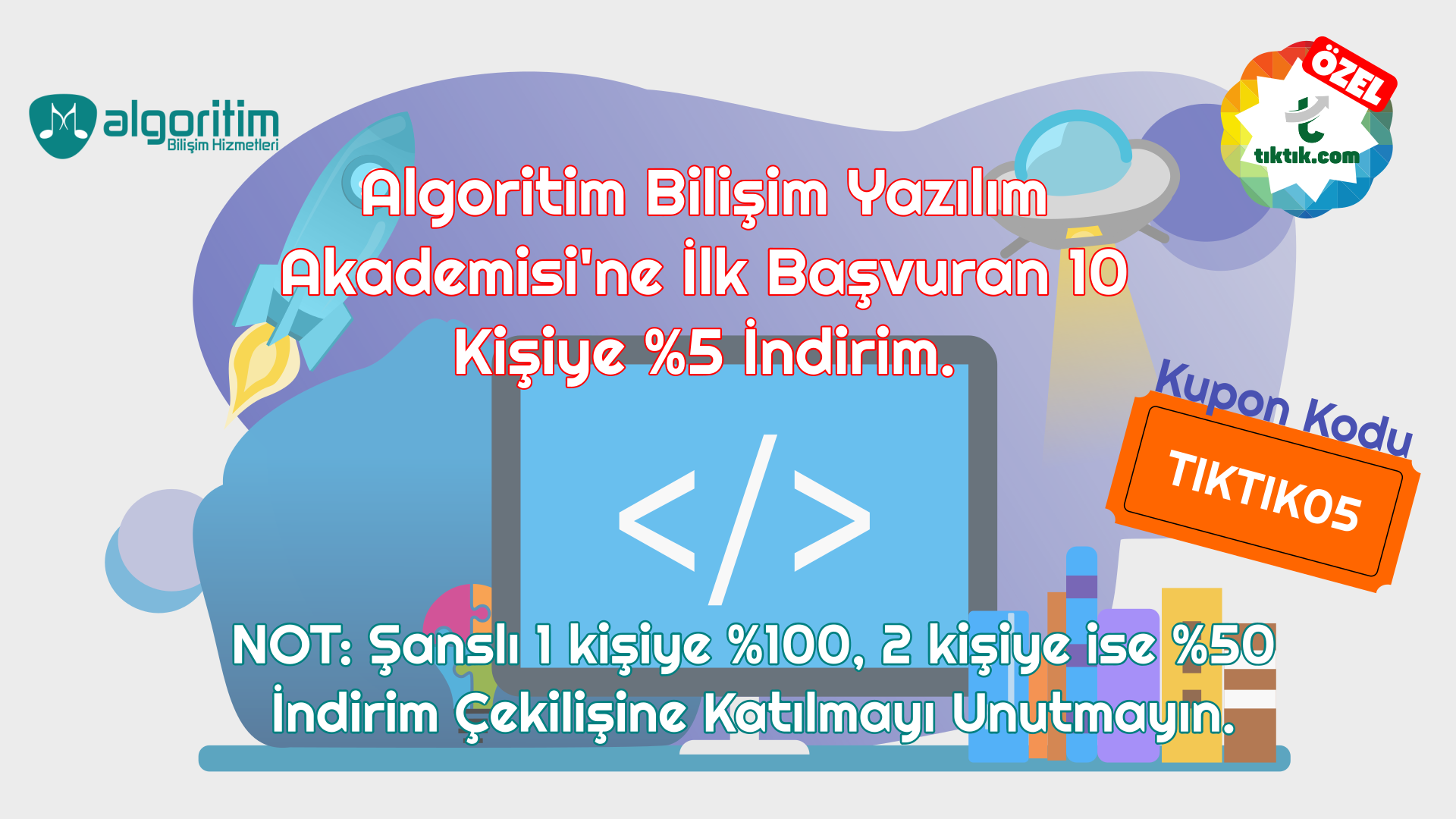 TıkTık ile Algoritim Akademi İş Birliği